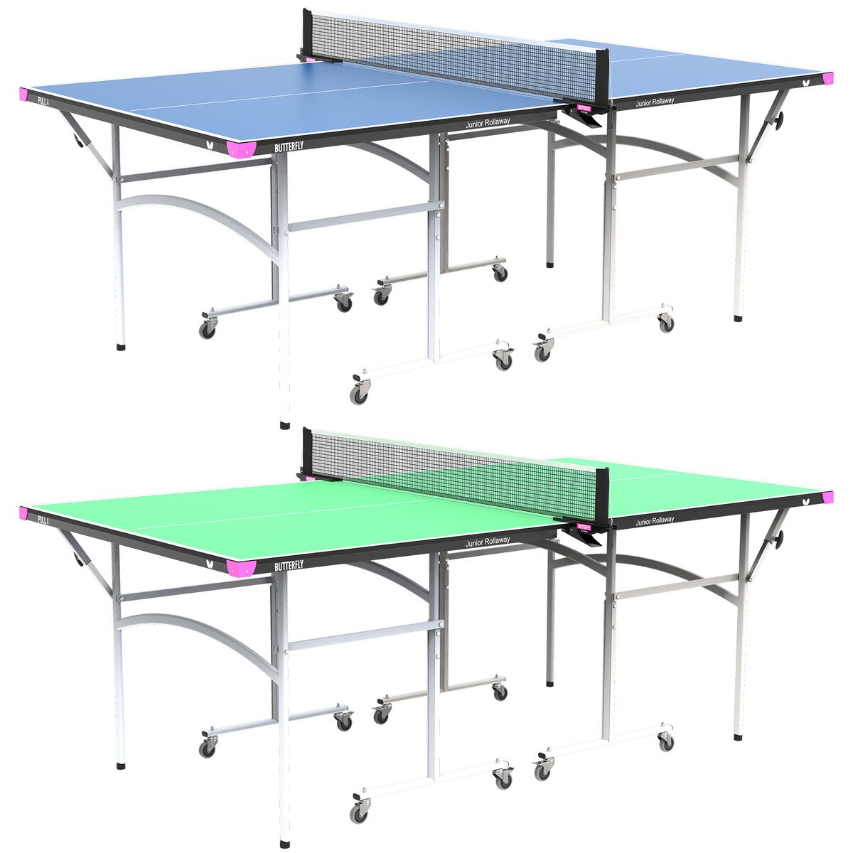 Butterfly Junior Rollaway Table: Blue and Green Small Tables